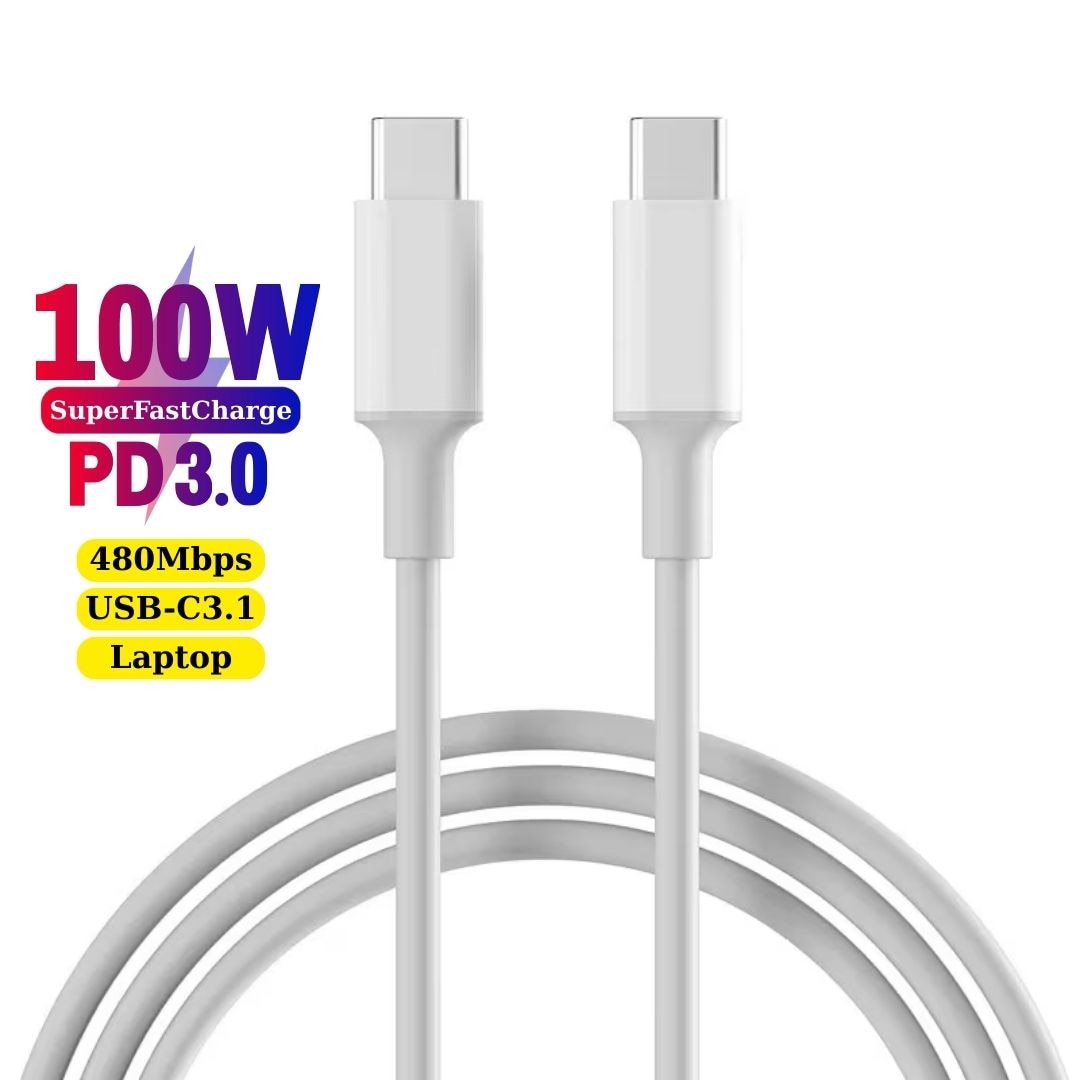 Cablu USB-C, Apple, pentru iPhone 13 Pro Max, Alb - eMAG.ro