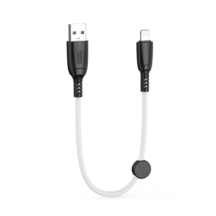 Кабел XO NB247 тип USB към Lightning, съвместим с iphone 0, 25 m 6A бял