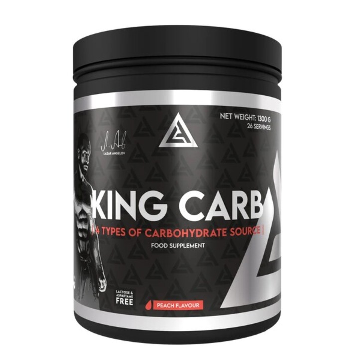 Carbohidrati, Lazar Angelov Nutrition King Carb, Peach, 1.3 kg