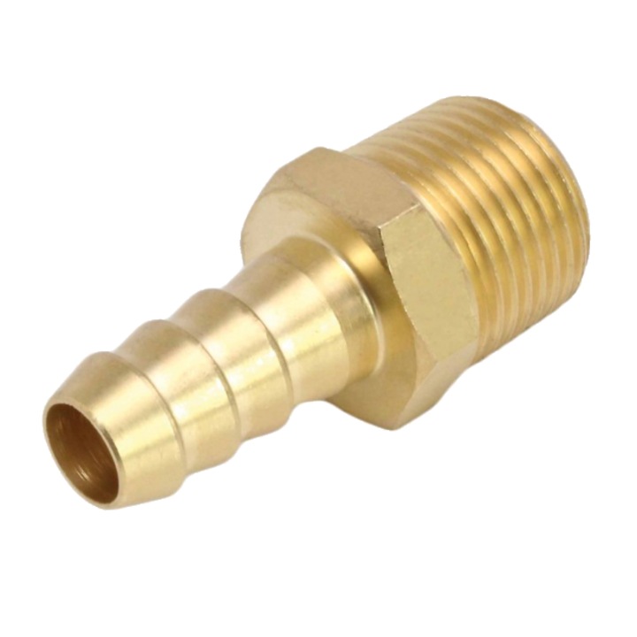 Conector pentru furtun filetat, tip tata, 1/2" 8 mm, Asta