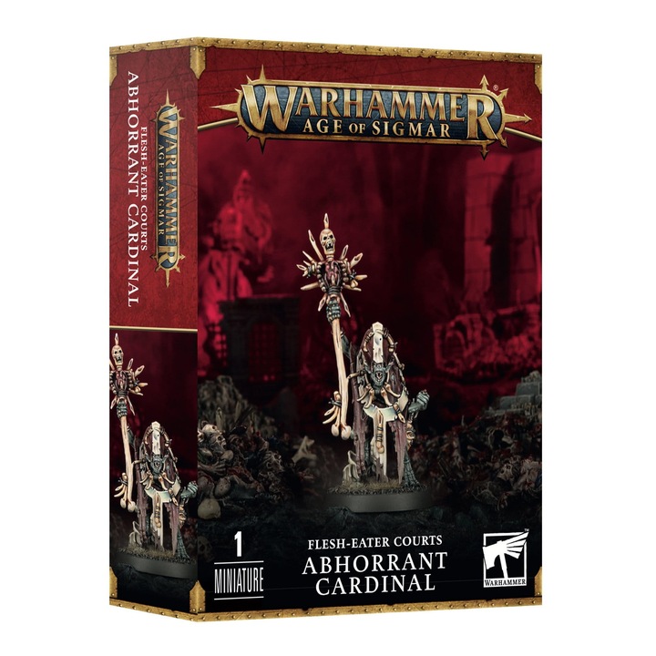 Семейна игра Warhammer Age of Sigmar Game Expansion Abhorrant Cardinal Flesh-Eater Courts Games Workshop 9 Piece Grey