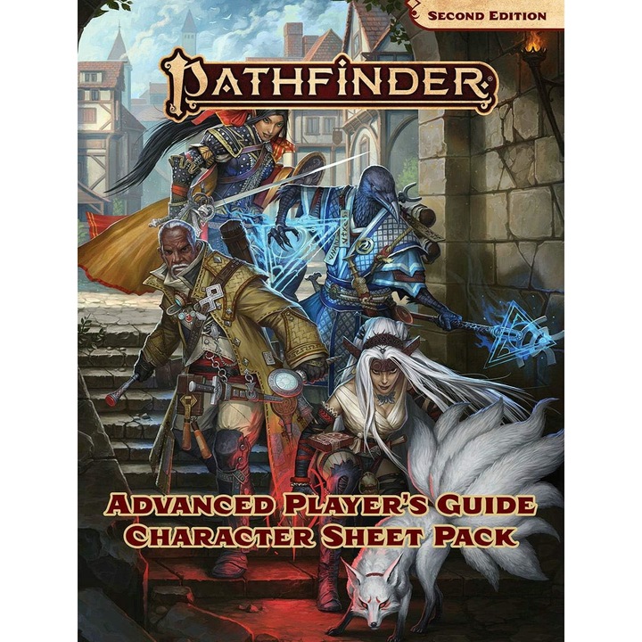 Joc Pathfinder pachet fise de caracter ghidul jucatorului avansat, in limba engleza pentru copii, Paizo Inc