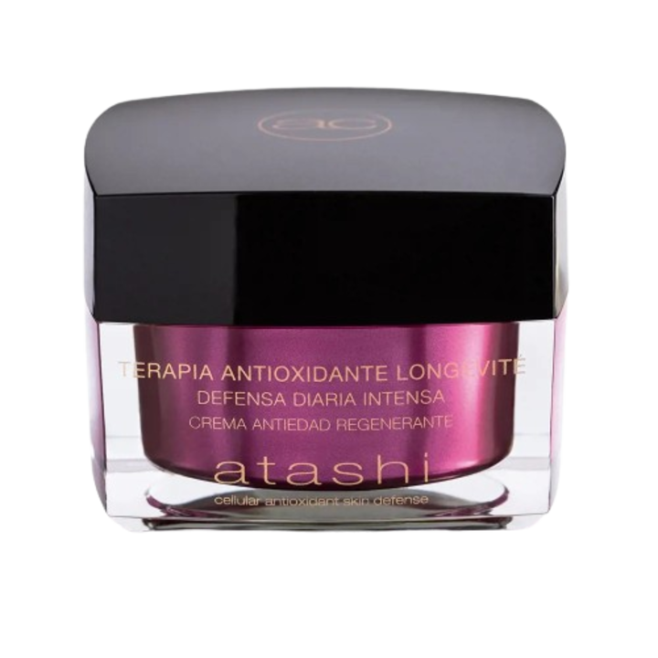 Crema faciala hidratanta anti-imbatranire cu efect de regenerare si iluminare, Atashi Cellular Antioxidant Skin Defense, 50 ml