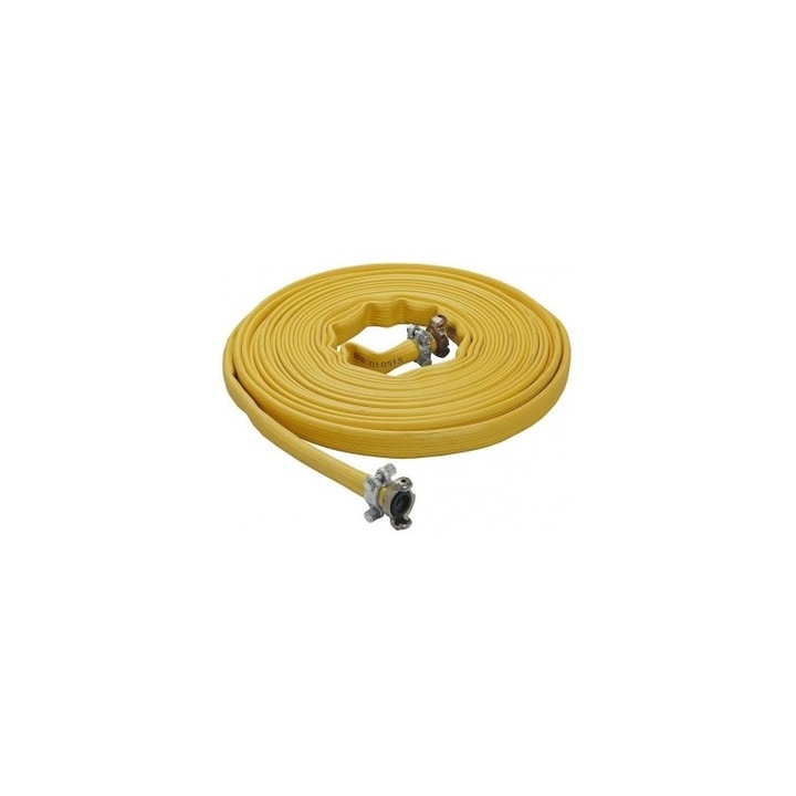 Furtun aer plat DN19, cu cuple si coliere, 20m, Permon