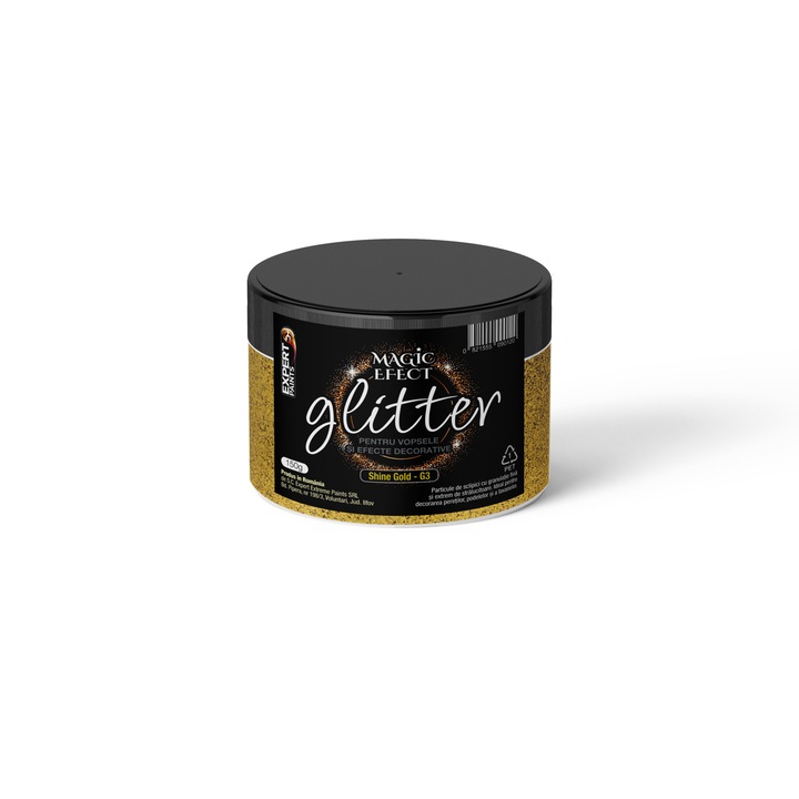 Sclipici Decorativ Glitter G3 Magic Efect 150g Shine Gold