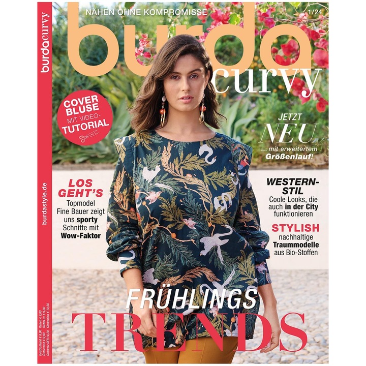 Списание Burda Plus, Curvy зима 1/2024 редактирано на немски език