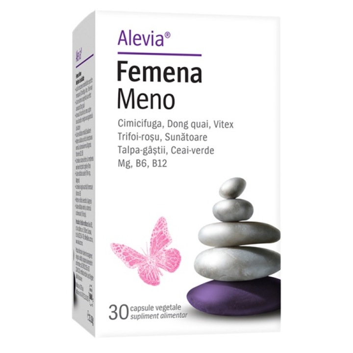 Supliment alimentar Femena Meno Alevia, 30 capsule