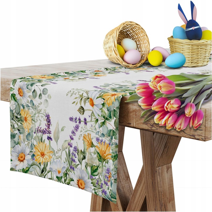 Fata de masa, HomeView, H-BCS807, 40x220, Rezistent la murdarie, Multicolor