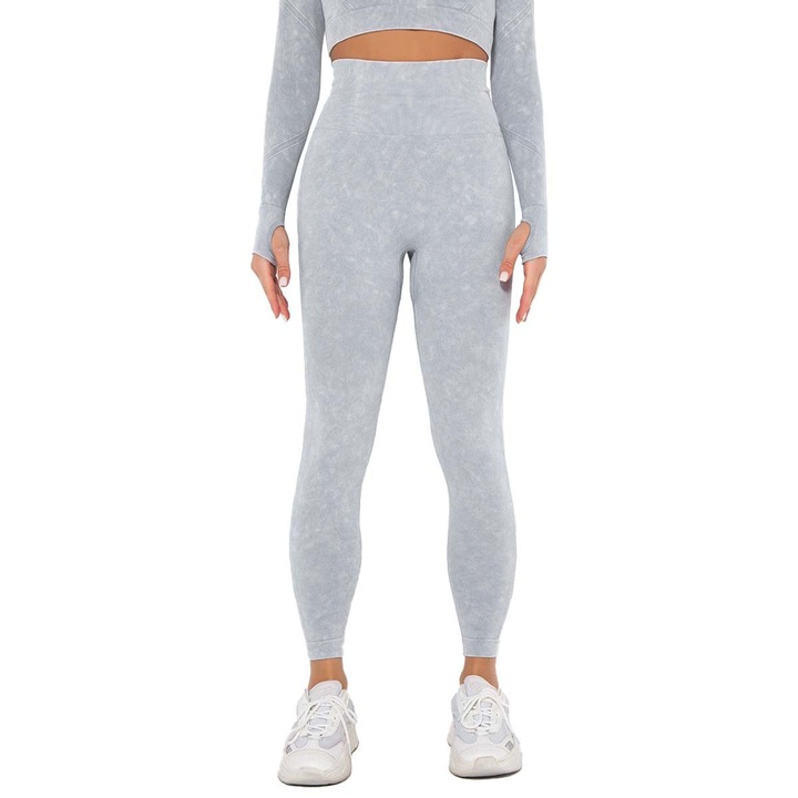 Colanti Fitness talie inalta WCLNT7520 Nuante Noi, Gri deschis