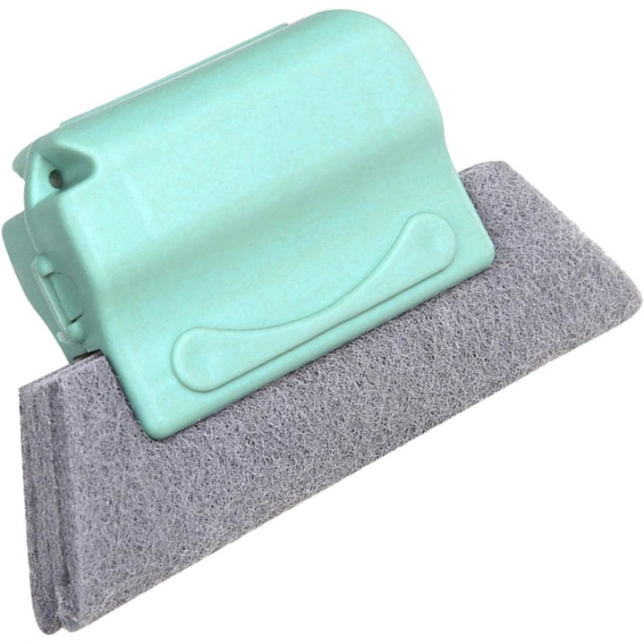 Четка за почистване на прозорци и подпрозоречни первази, 14 см, гъба от влакна, Promerco