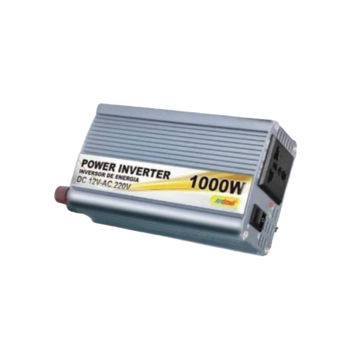 Auto inverter, Andowl, teljesítmény 1000W, DC 12V, AC 220V