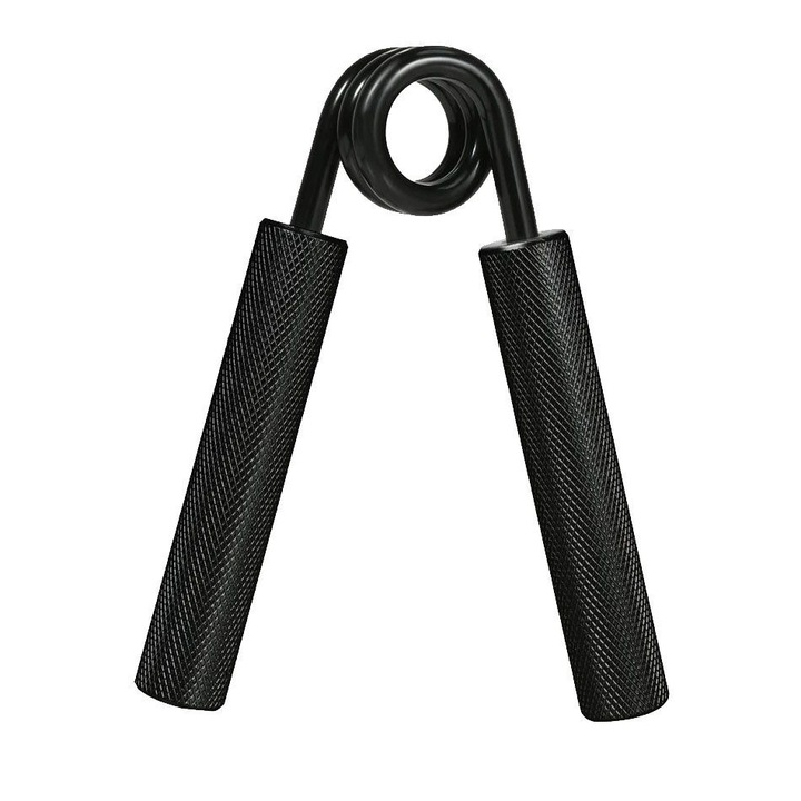Flexor pentru mana, Aluminiu, Negru, 45kg
