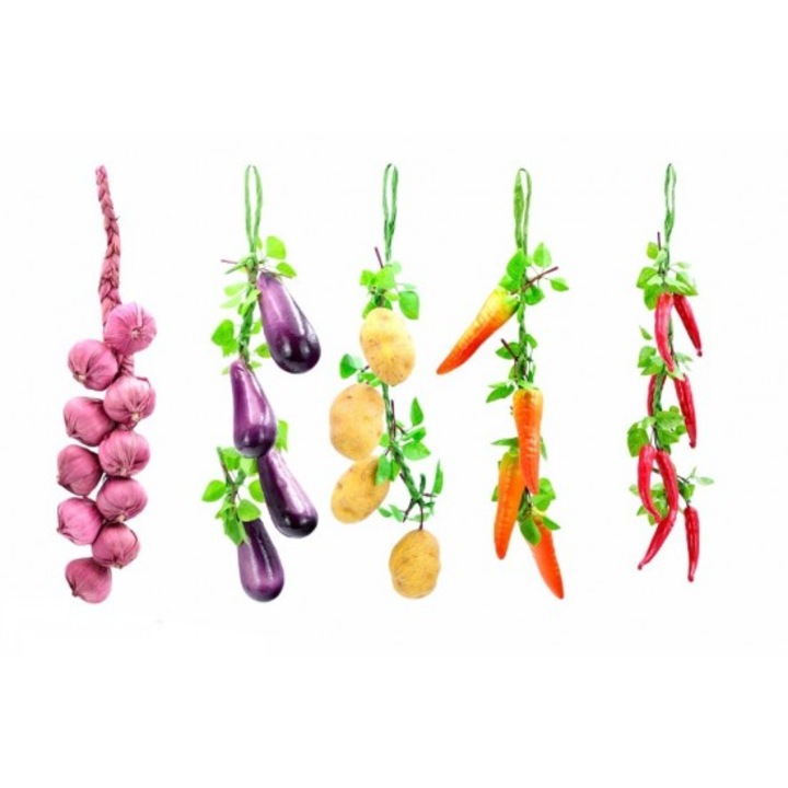Funie decorativa fructe artificiale, 50cm