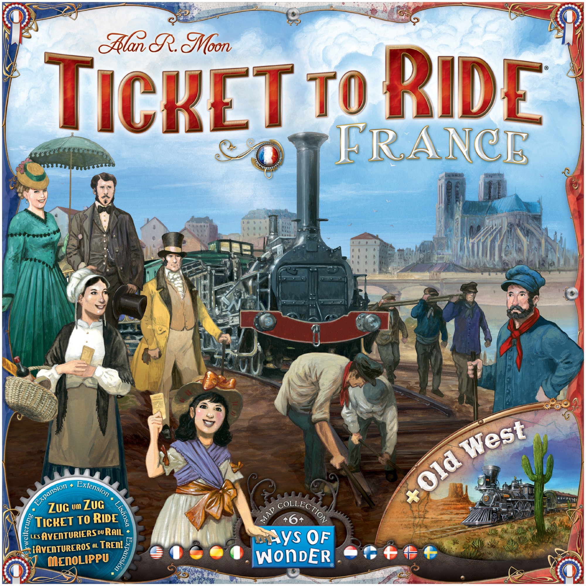 Extensie Asmodee - Ticket to Ride, Map Collection, France & Old