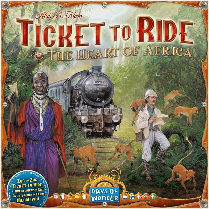 Разширение Asmodee - Ticket to Ride, Map Collection, Heart of Africa, Английски език