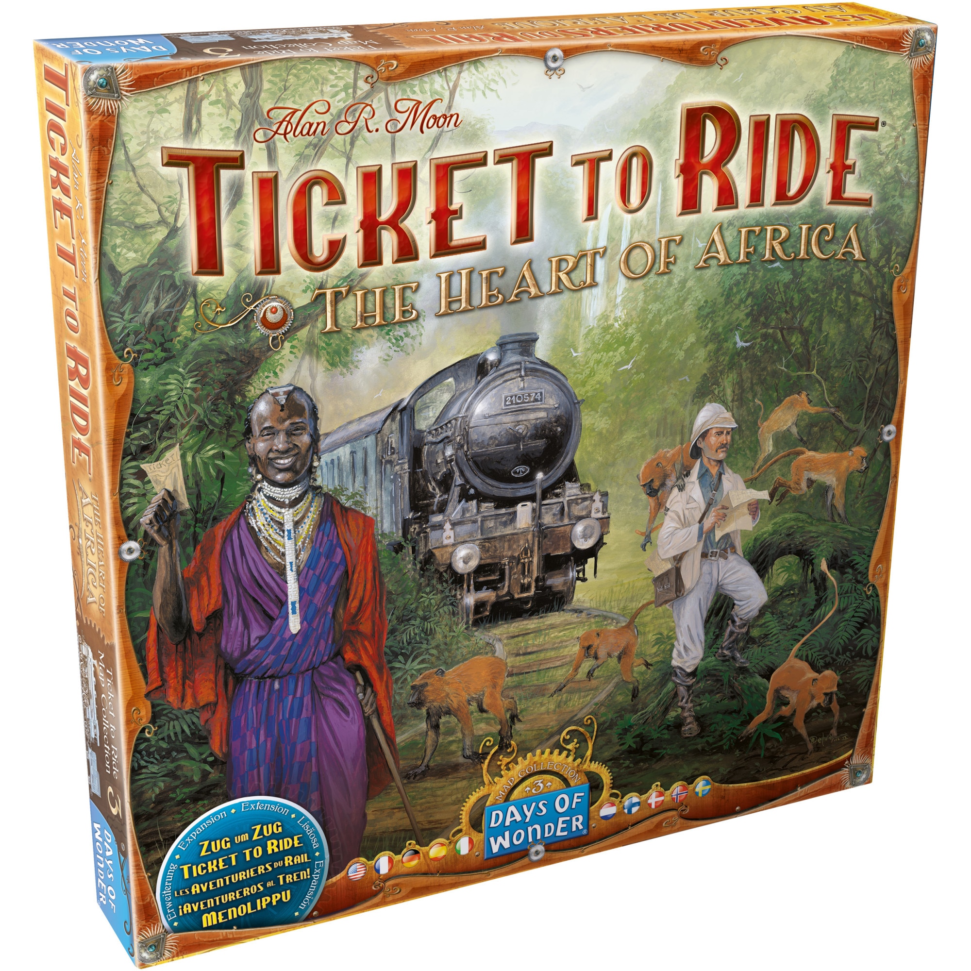 Extensie Asmodee - Ticket to Ride, Map Collection, Heart of Africa