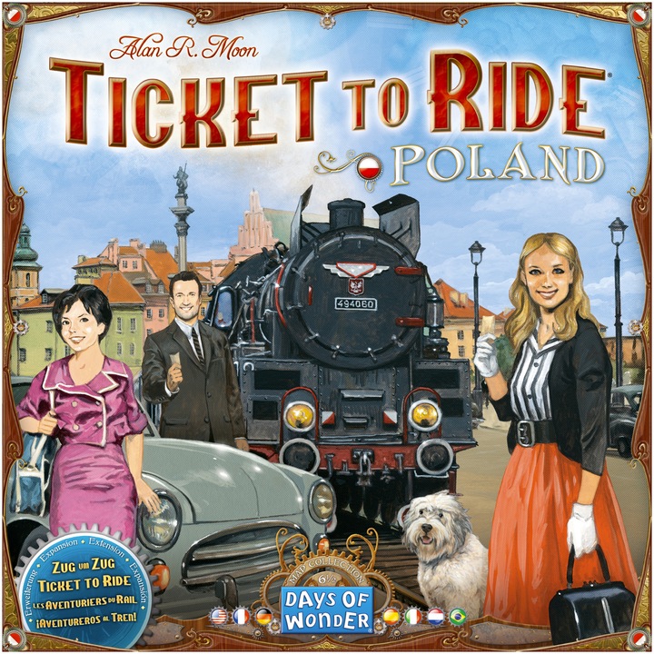 Разширение Asmodee - Ticket to Ride, Map Collection, Poland, Английски език