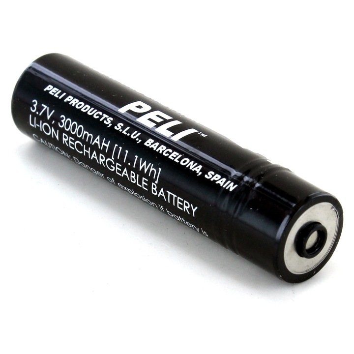 Acumulator Li-Ion Peli 3319Z1 ATEX tip 18650 3.7V 3000mAh pentru lanternele profesionale Peli 3315RZ1 certificate ATEX