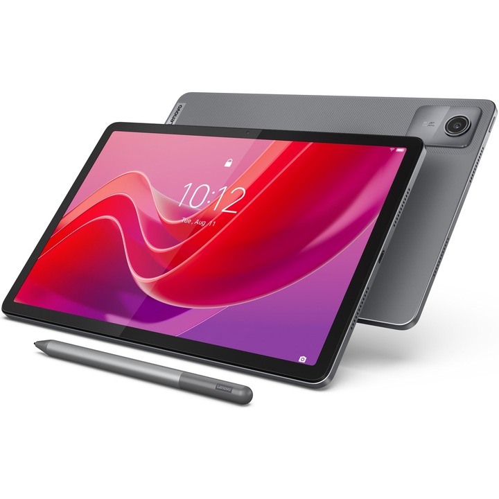 Lenovo Tab M11 Tablet, Tab Pen érintőceruzával, 11" 4GB RAM, 128GB, 4G, Holdszürke