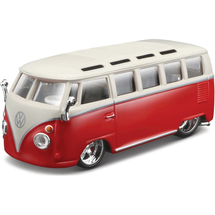 Macheta Volkswagen Van Samba - 1/32 Bburago