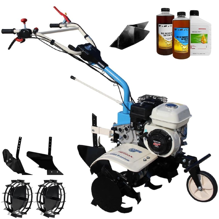 Fara Roti Motosapa AGT 6500 PREMIUM, motor Honda GP160, 5.5 CP, latime lucru 80 ...