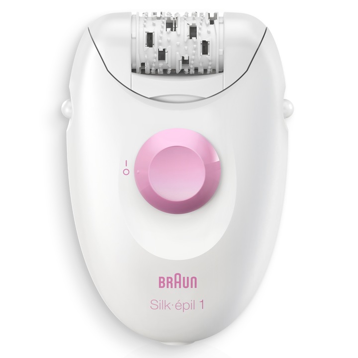 Epilator Braun Silk-Epil 1-010, Soft Lift, 20 pensete, Roz