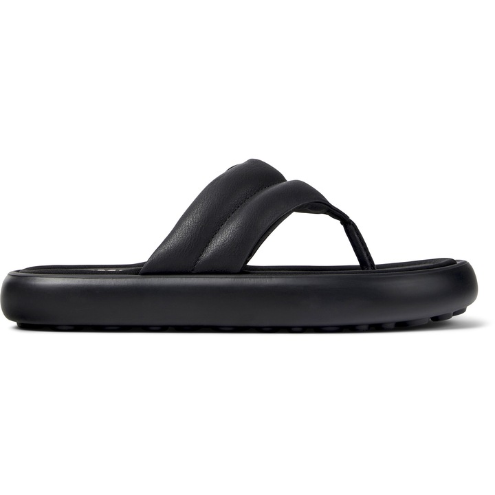 Camper, Papuci flip-flop de piele Pelotas Flota 26713, Negru