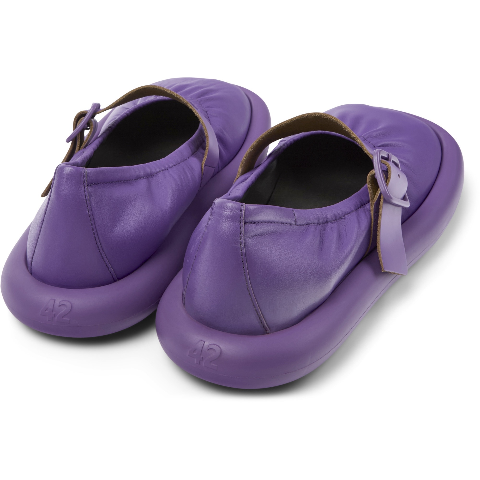 Camper, Pantofi de piele Aqua 26715, Violet, 44 - eMAG.ro