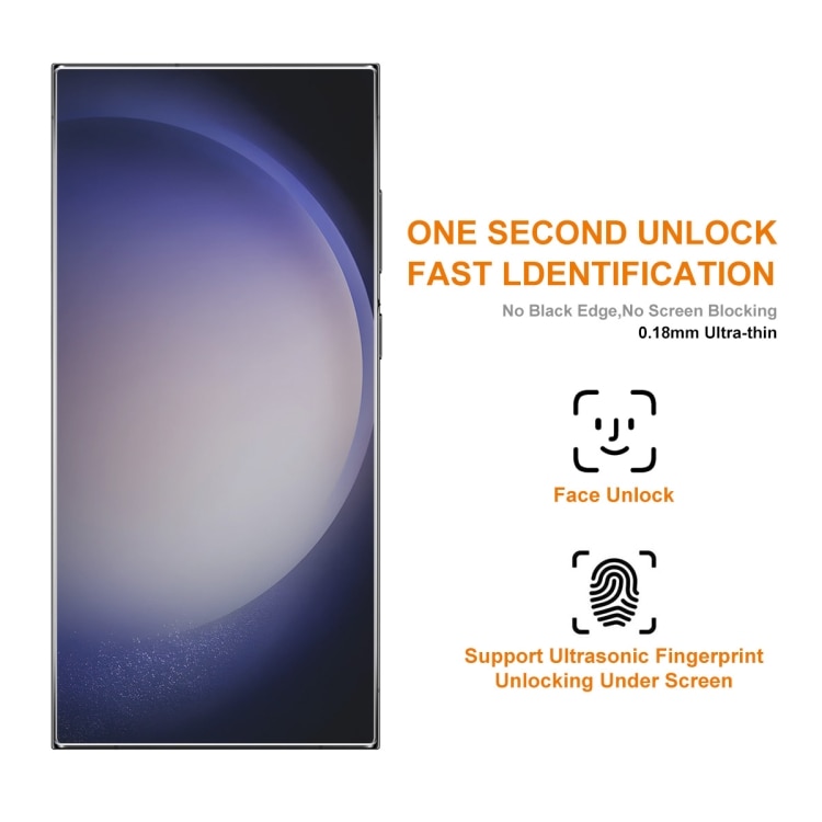 Folie Sticla securizata 2.5D Pentru Samsung Galaxy S24 Ultra, transparenta