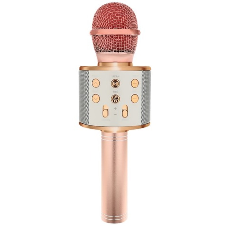 Караоке микрофон, Izoxis, Bluetooth, Розов