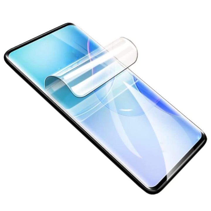 Силиконов протектор за екран, съвместим с Huawei Y6P Transparent Flexible Hydrogel Superior Self Healing 6A HD Case Friendly