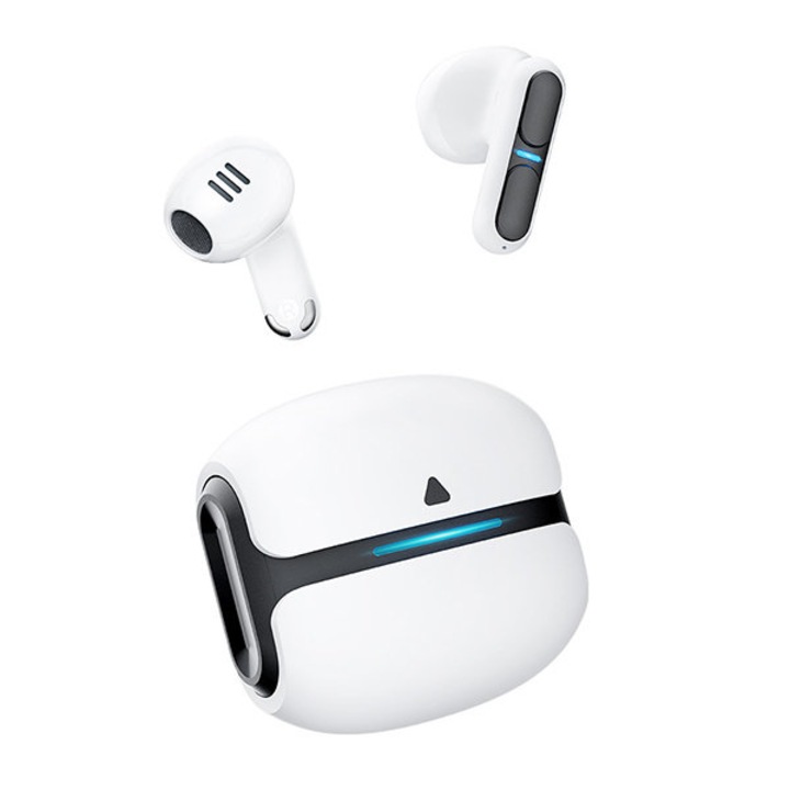 Безжични слушалки с Bluetooth THETA PRO Langsdom Control Touch Noise Reduction, Android/iOS, TWS (True Wireless Stereo), бели