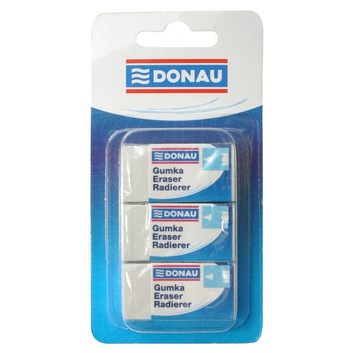 Set radiere, Donau, 3 bucati, 41x21x11 mm, Alb