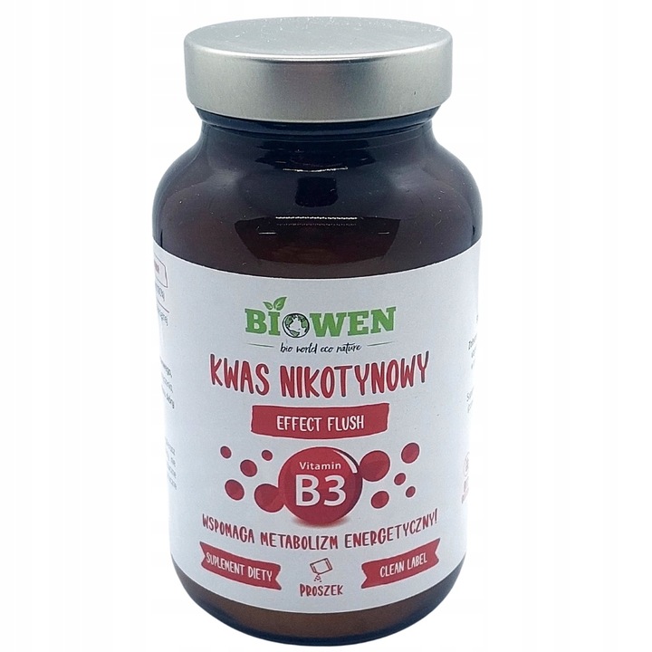 Acid nicotinic/Vitamina B3, Biowen, 120g
