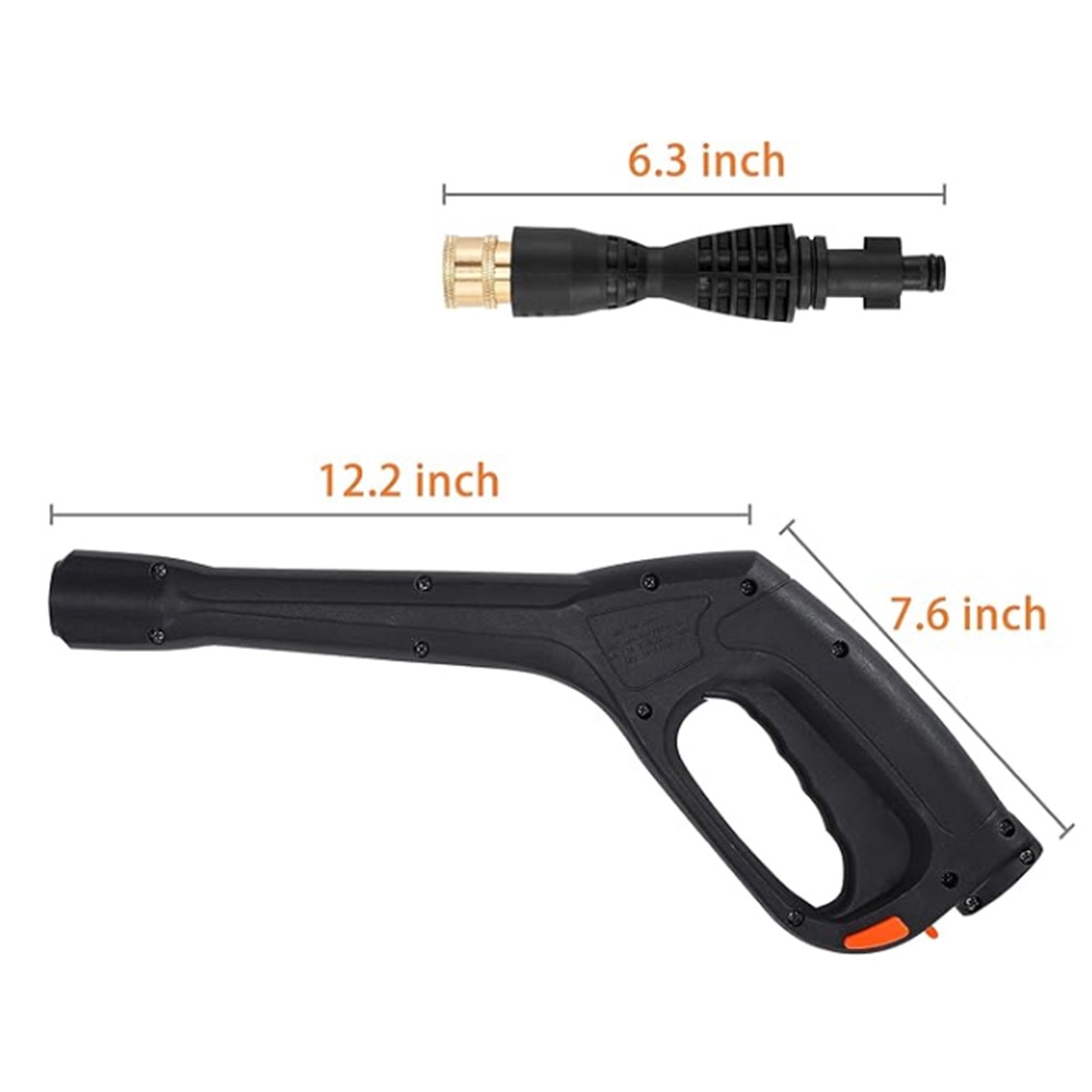 Pistol de inalta presiune, Bosch, 140 BAR, Pentru masini de spalat cu ...