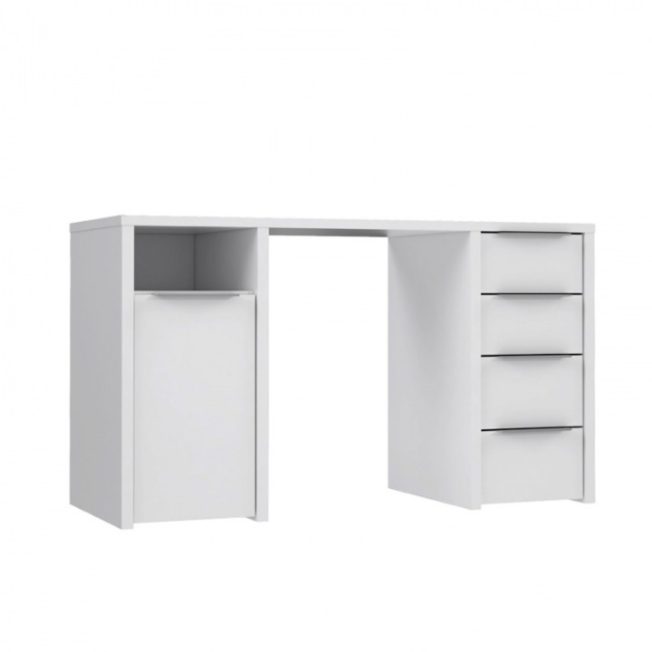 Birou Safari 125x75x50 cm Nuanta Alb