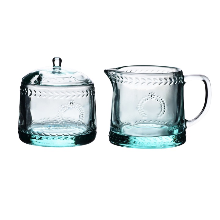 Set pentru servire, Mondex, Sticla, Transparent