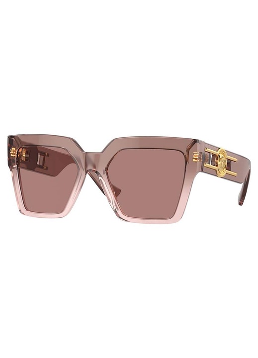 Női napszemüveg, Versace, Acetát, Barna / Átlátszó, 54-19-135