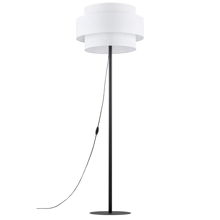 Lampa de podea, TK Lighting, Metal, LED, 159 cm, Alb