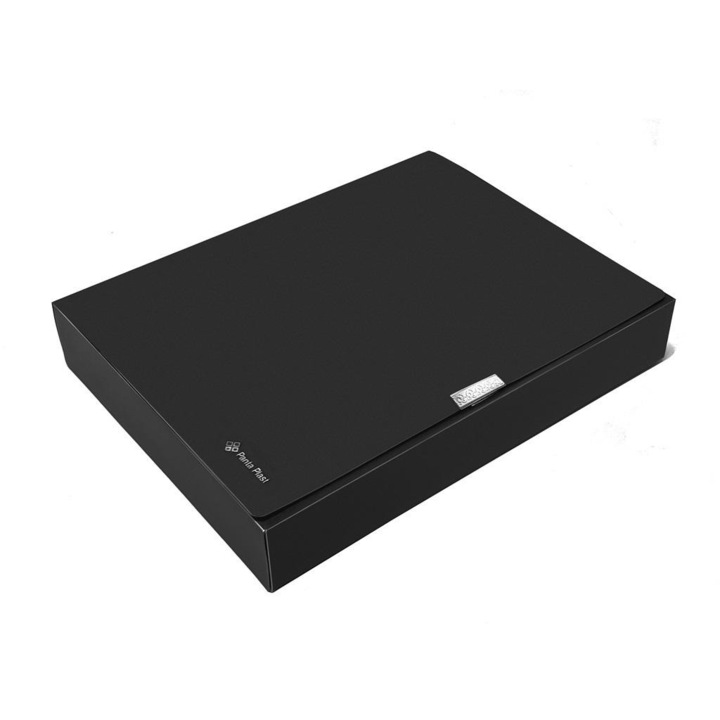 Könyvespolc Panta Plast, A4, 55 mm, fekete