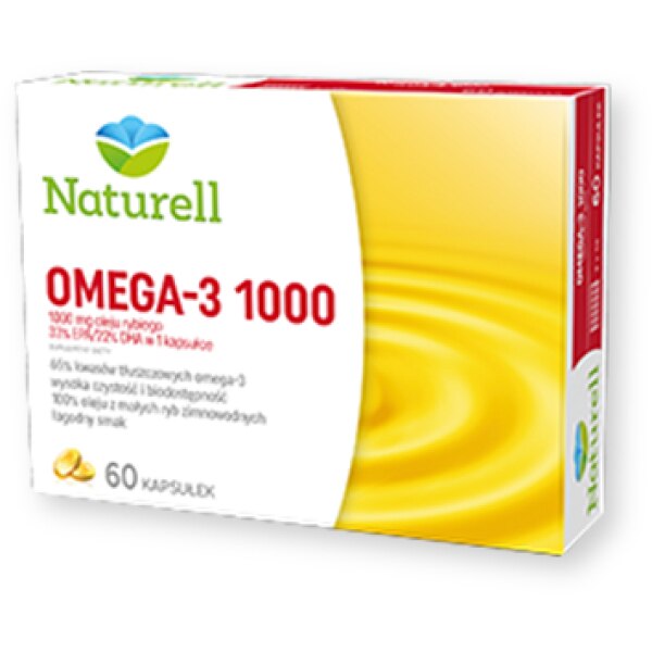 Supliment alimentar, Naturell, Omega-3 1000, 60 Capsule - eMAG.ro