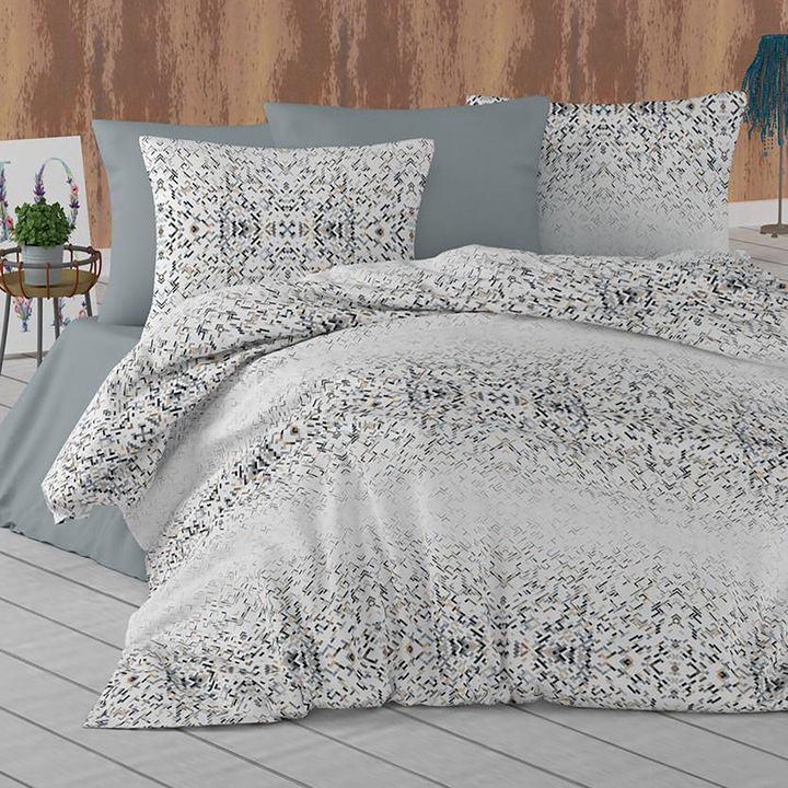 Dupla ágynemű, pamut, 240x260 cm, 4 db, Ralex Pucioasa, RNFN 156