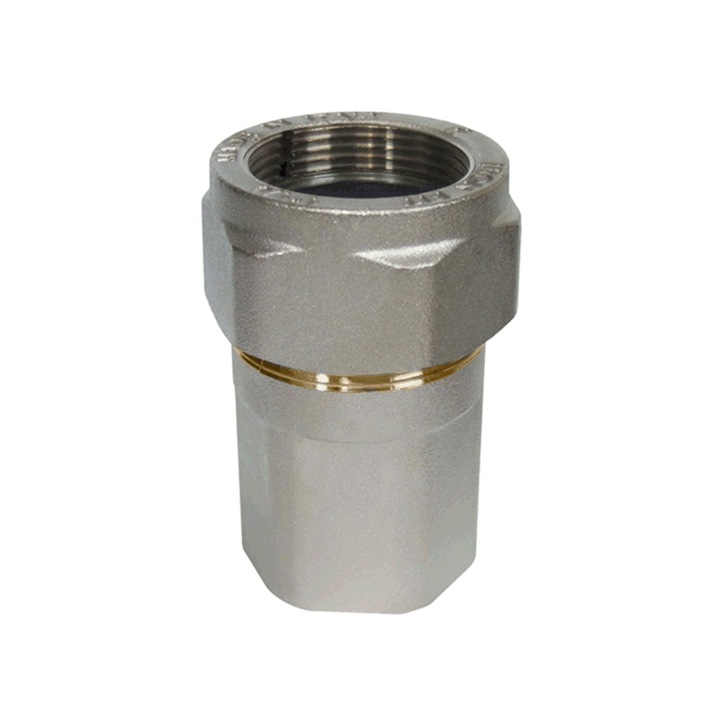 Mufa rapida din alama pentru teava FIER, 20 x 1/2" FI, RTM