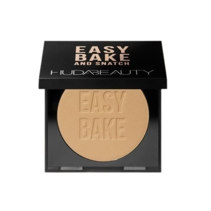 Пудра компакта де фиксаре, Huda Beauty, Easy Bake and Snatch, 8.5 гр