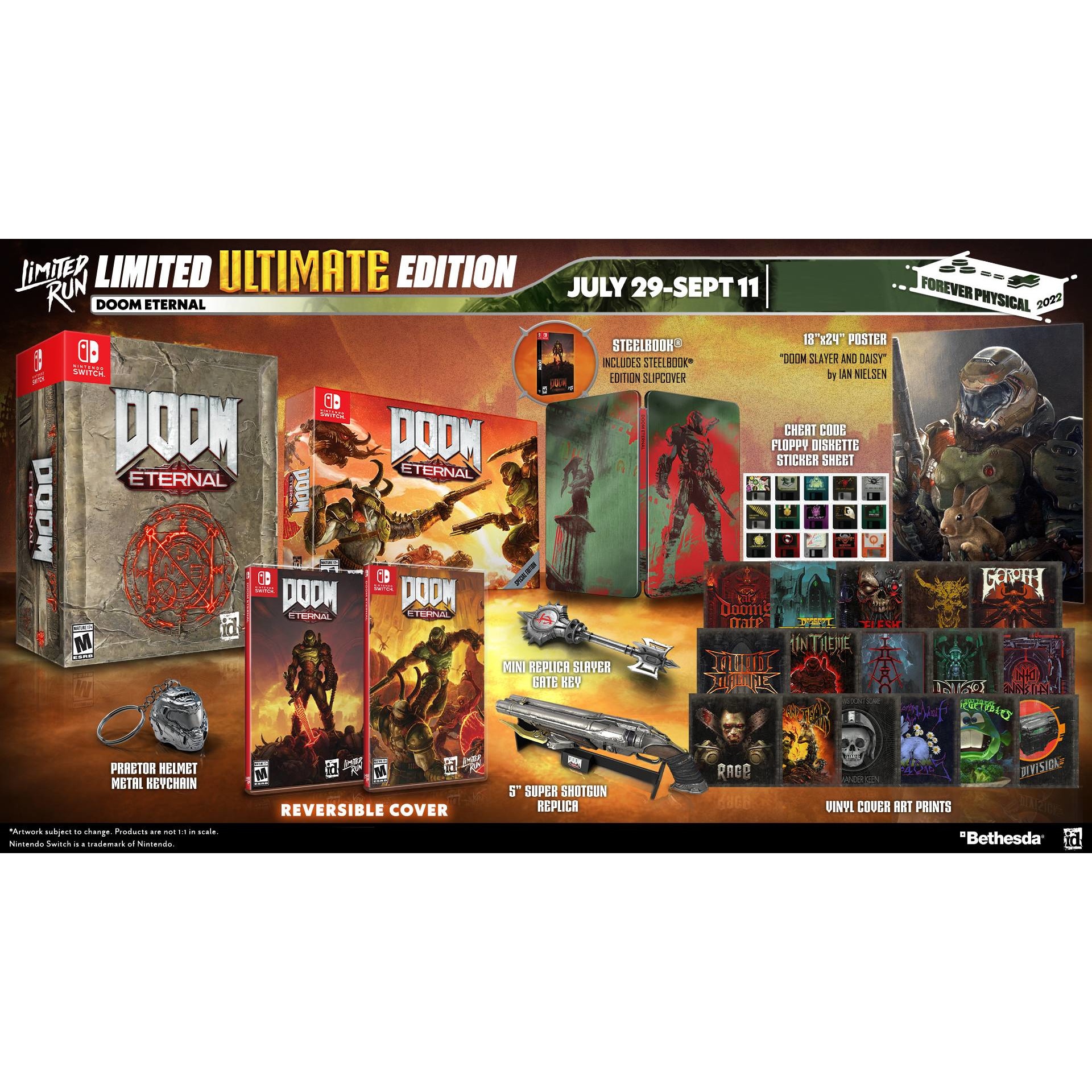 Pre Order Doom Eternal Deluxe Edition Switch Deluxe Edition Doom
