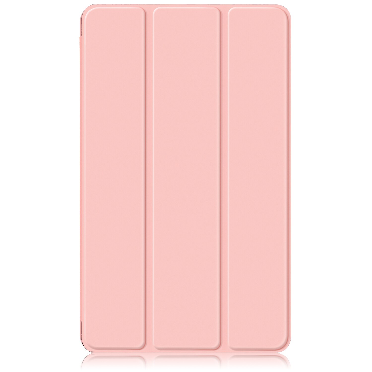 Husa Ultra Slim premium, Natty Pell, pentru Samsung Galaxy Tab A9 (2023) 8.7" - Smart Cover cu spate dur transparent, Roz