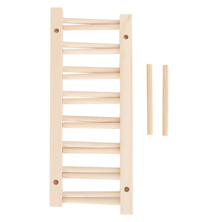 Jormftte fa edényszárító, 7 rács, hordozható, környezetbarát, 30x45cm