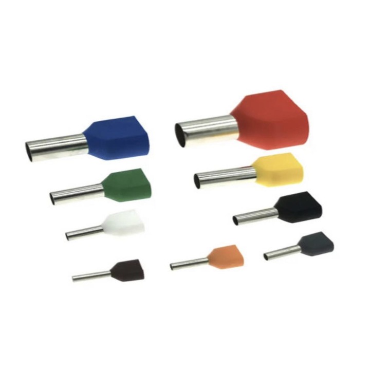 Pin terminal cablu 6mm dublu (1000 buc)