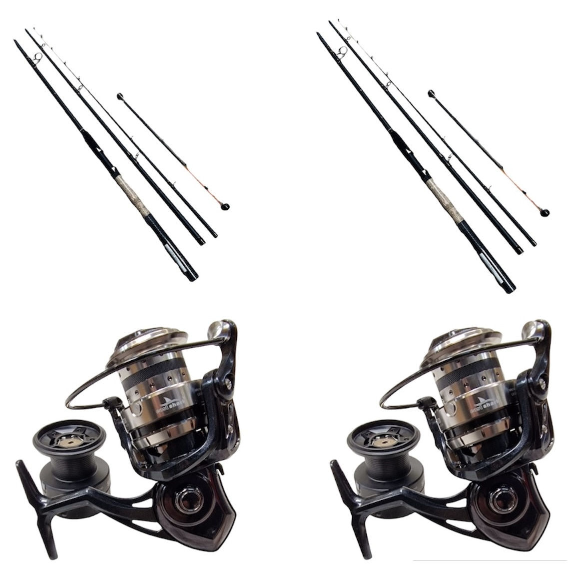 Set 4Karp 2 Mulinete Elite Feeder 5000 Si 2 Lansete Seeker Feeder 3.90m ...