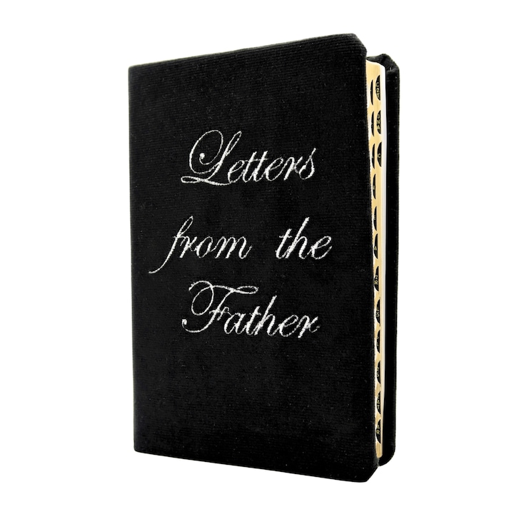Biblia handmade Letters from the Father, format mediu, margini aurii, index, coperta neagra, Editura Isaharus